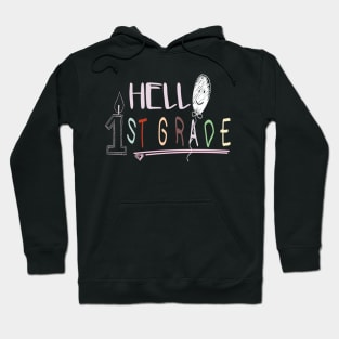 first grade - hello first grade - first day of school shirt - 1st grade - announcement first grade Hoodie